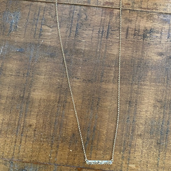 J. Crew Glittering Bar Layering Necklace. - Picture 9 of 10